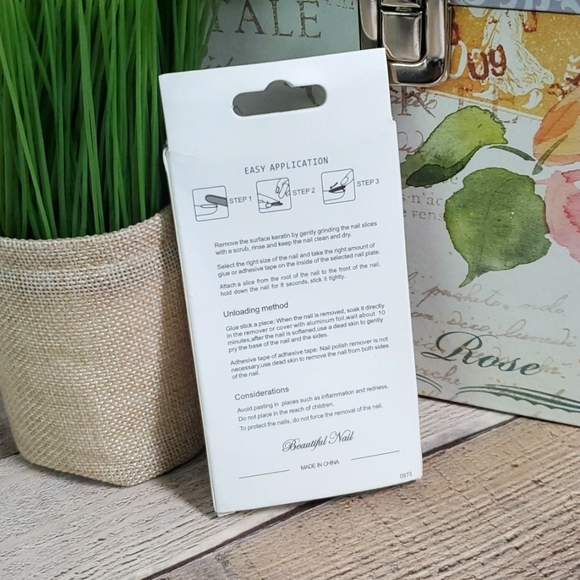 Blue Press On Nails - Picture 3 of 5